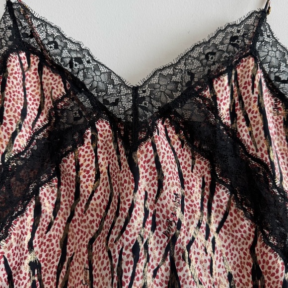 Victoria's Secret Lace Trim Leopard Cami size small NWT - Picture 2 of 6